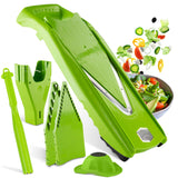 Borner V5 POWERLine pjaustyklė su apsauginiu daržovių laikikliu, stoveliu peiliukams ir Combi skustuku ant kortelės