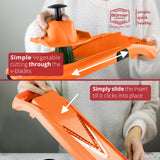 Borner V5 POWERLine pjaustyklė su apsauginiu daržovių laikikliu, stoveliu peiliukams ir Combi skustuku ant kortelės