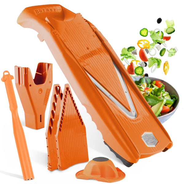 Borner V5 POWERLine pjaustyklė su apsauginiu daržovių laikikliu, stoveliu peiliukams ir Combi skustuku ant kortelės